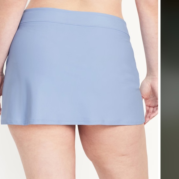 NWT OLD NAVY  High-Waisted Swim Skirt Color: Blue Overall - Picture 6 of 10